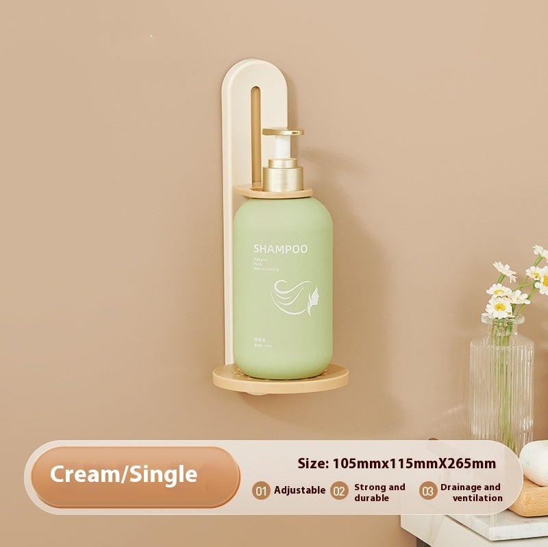 Shower Gel Rack Punch-free Hanging Bathroom Hand Sanitizer Wall Hanging Device